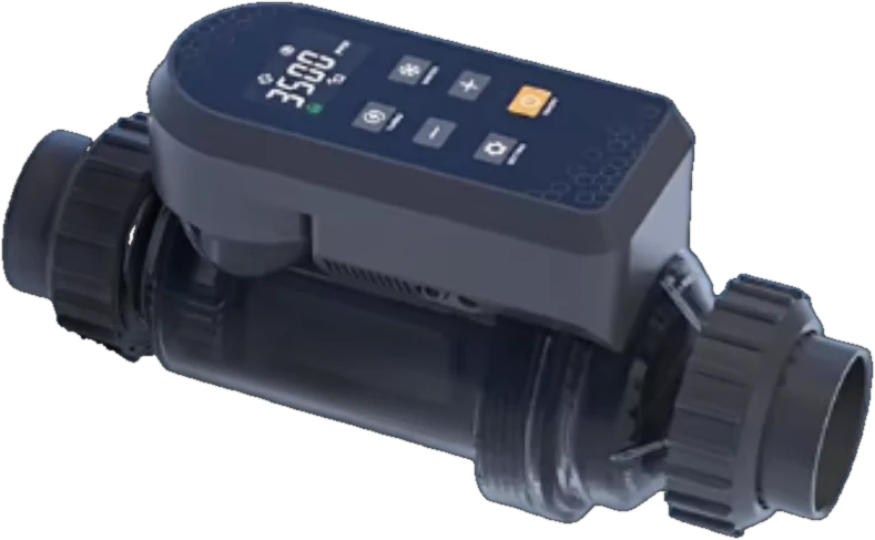 Coral Chlor salt cell with control panel